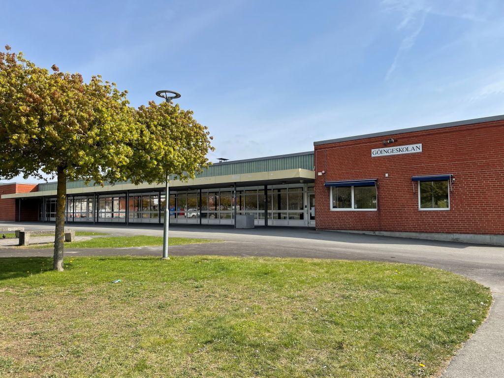 Bild på Göingeskolan i Broby.